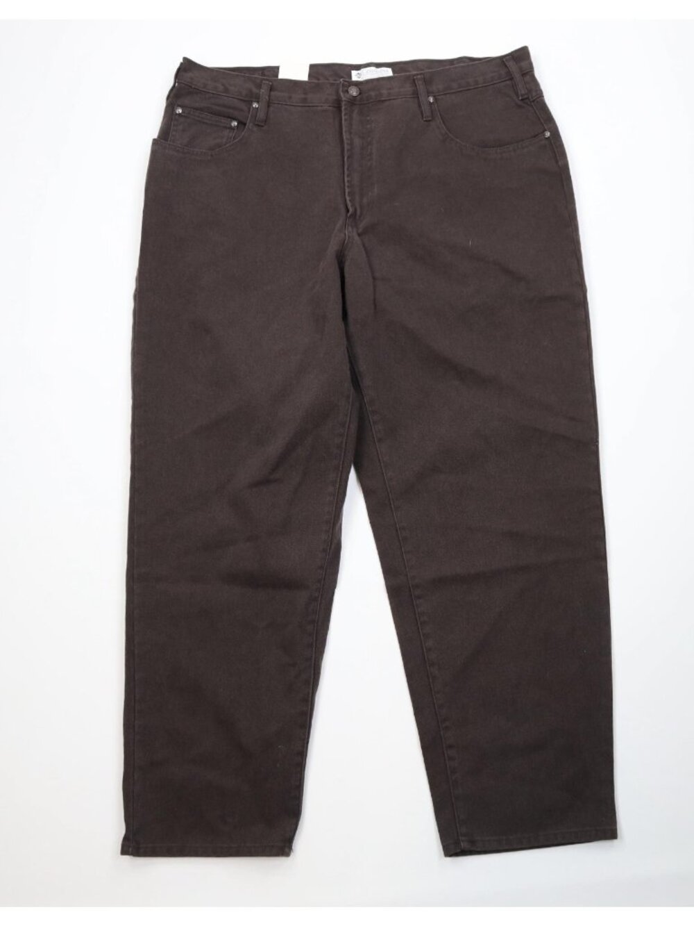Deadstock Vintage 90s Columbia Mens 40x30 Relaxed Baggy Fit Denim Jeans Brown